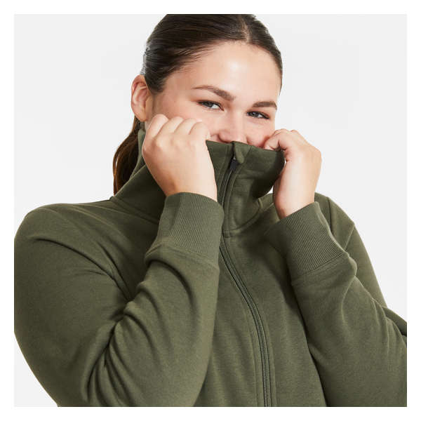 Women+ Fleece Jacket - Army Green
